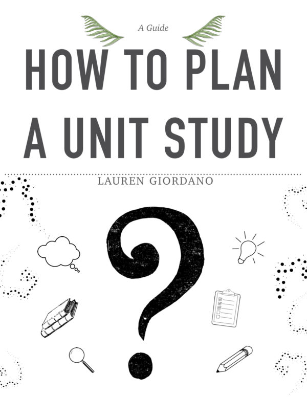 How To Plan A Unit Study: A Guide (The Checklist)