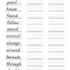 Kinder Nature Beginnings-Copywork Book Level B - Image 3