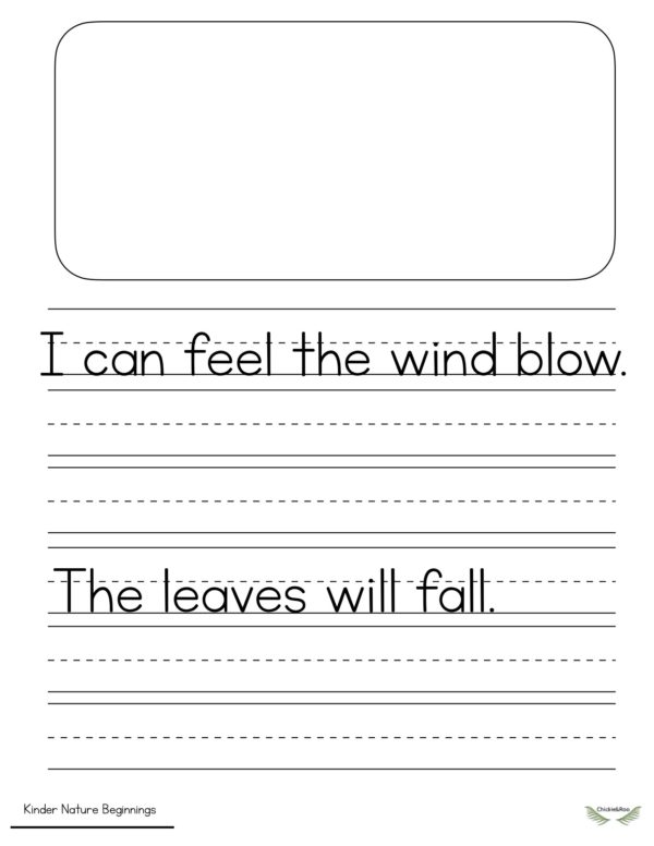 Kinder Nature Beginnings-Copywork Book Level C - Image 5
