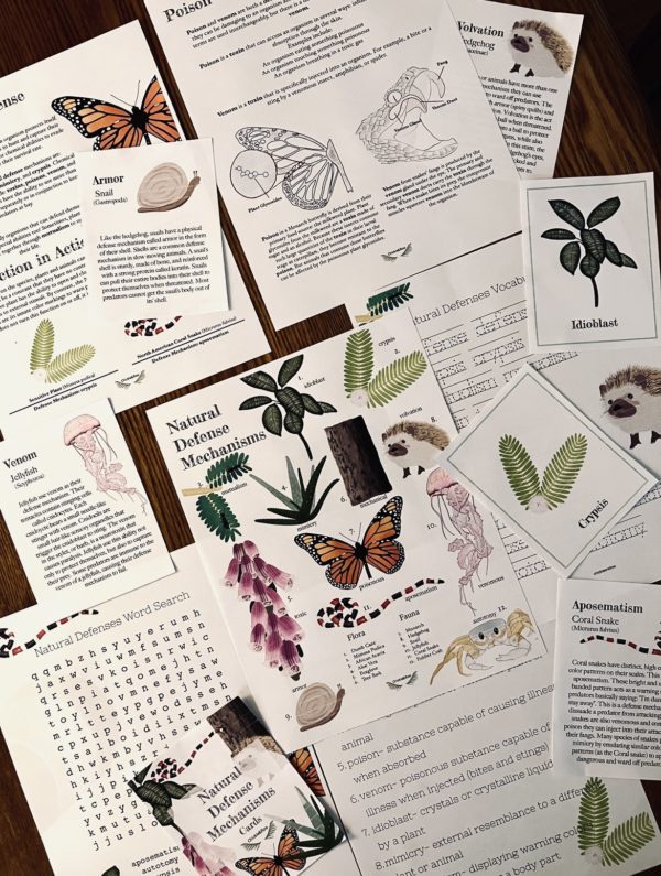 Natural Defense Mechanisms Prep Pack